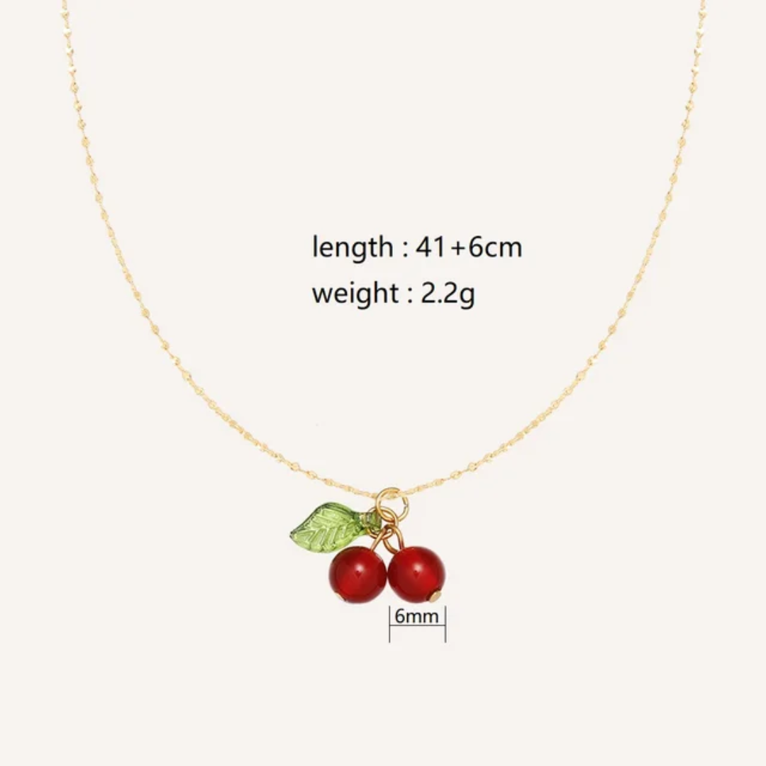 Classic Cherry Necklace