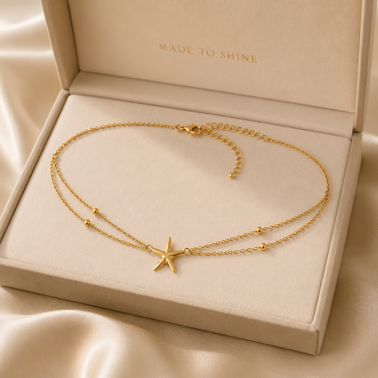 Starfish Charm Belly Chain