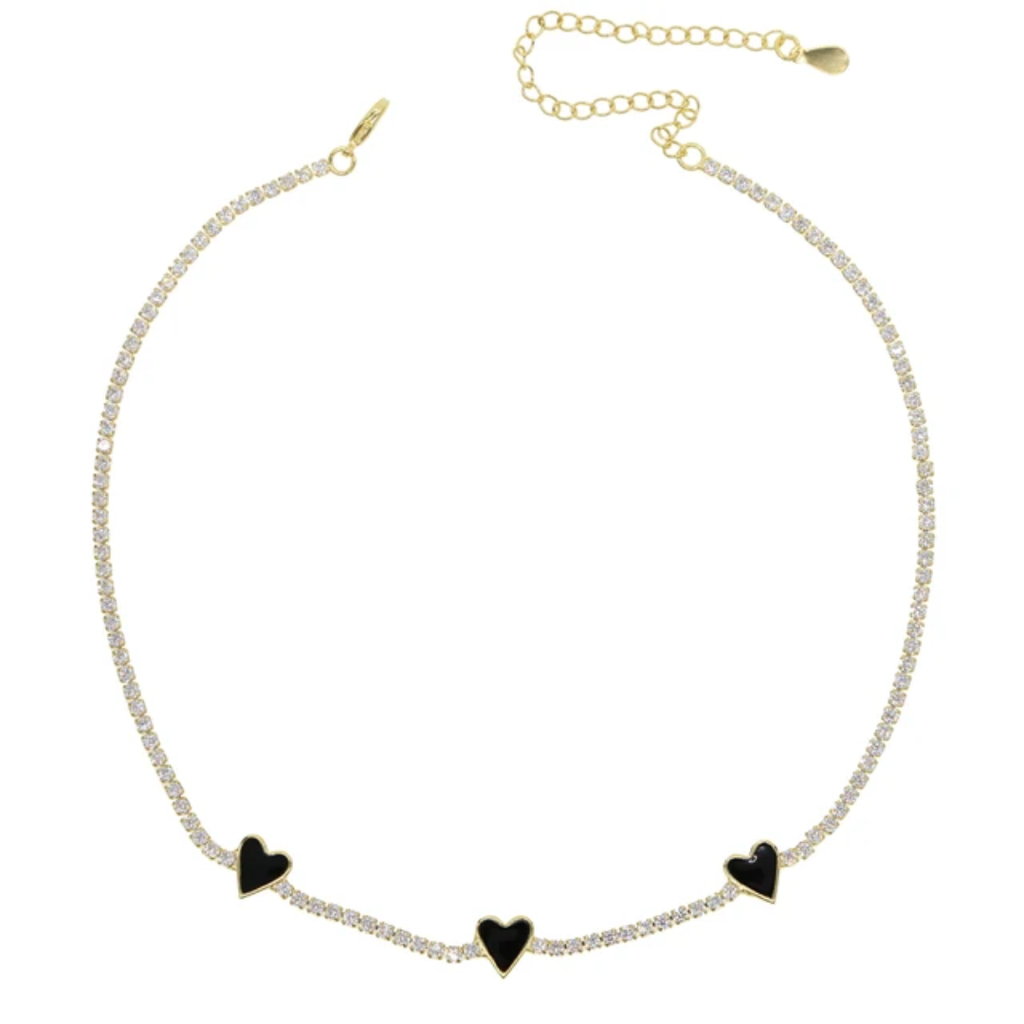 Sweetheart Tennis Necklace