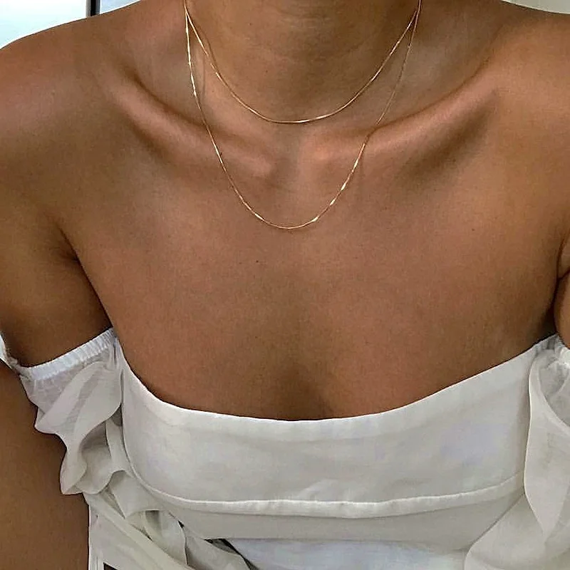 Classic Snake Chain Necklace