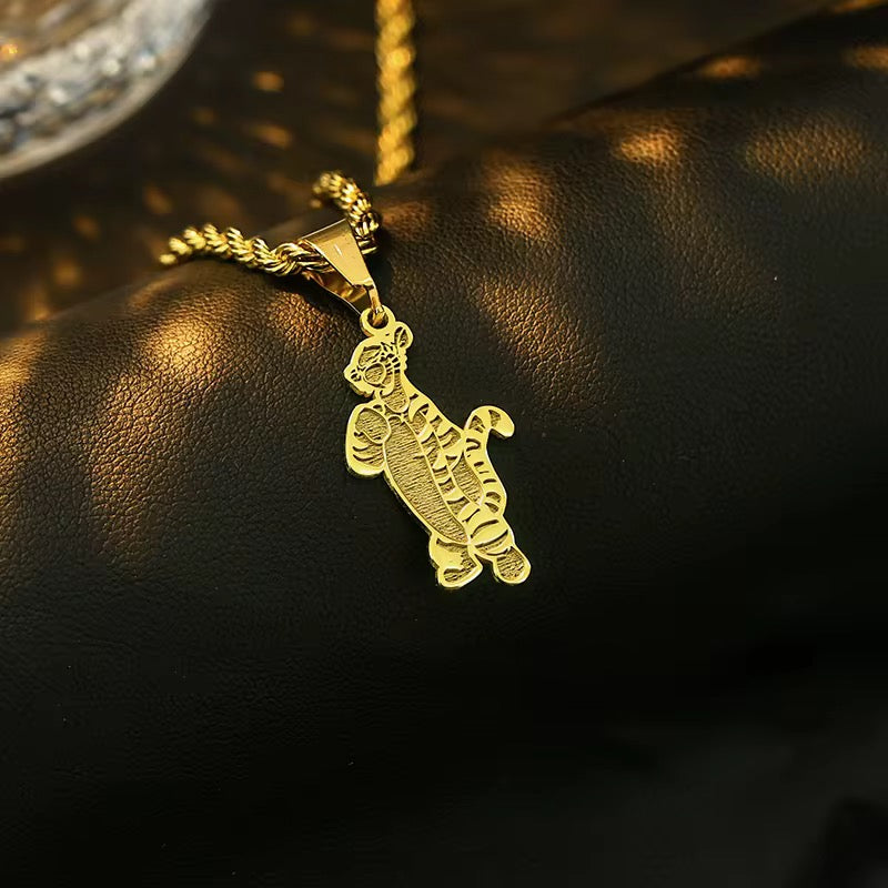 Tigger Pendant Necklace