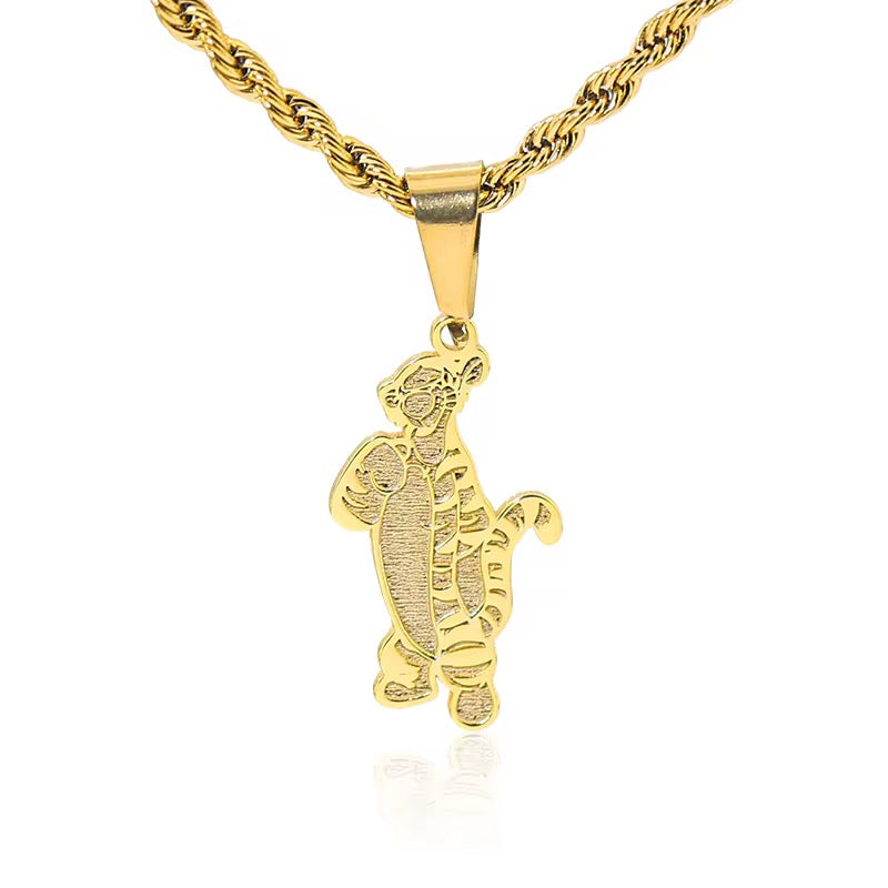 Tigger Pendant Necklace