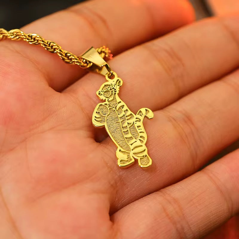 Tigger Pendant Necklace
