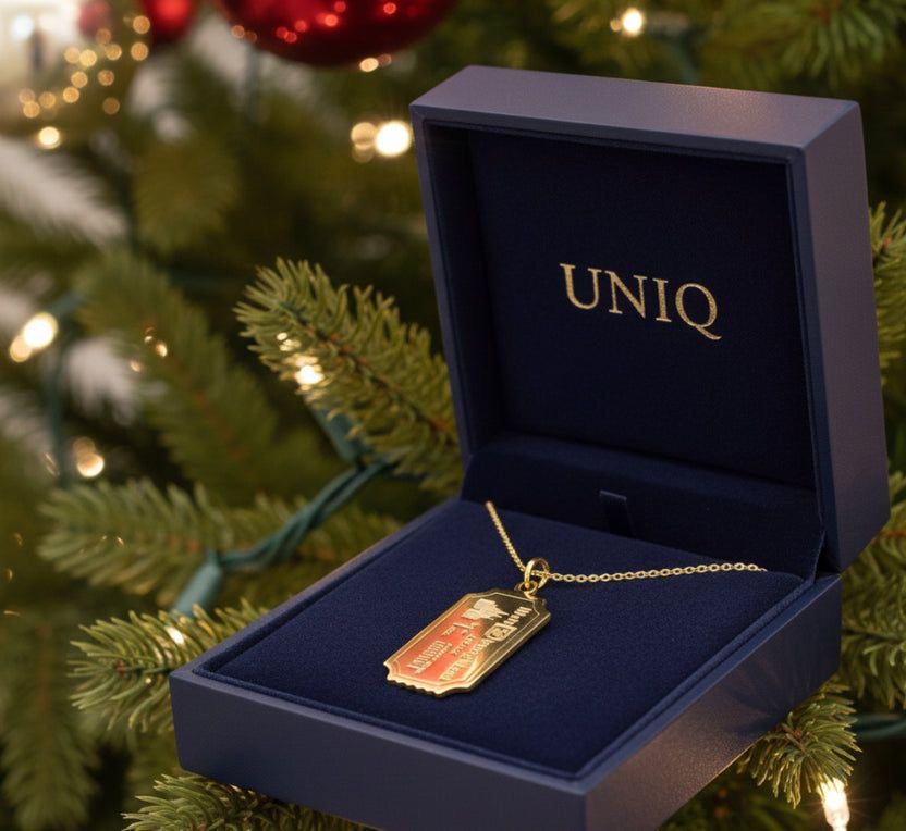 Entry Ticket Castle Pendant Necklace