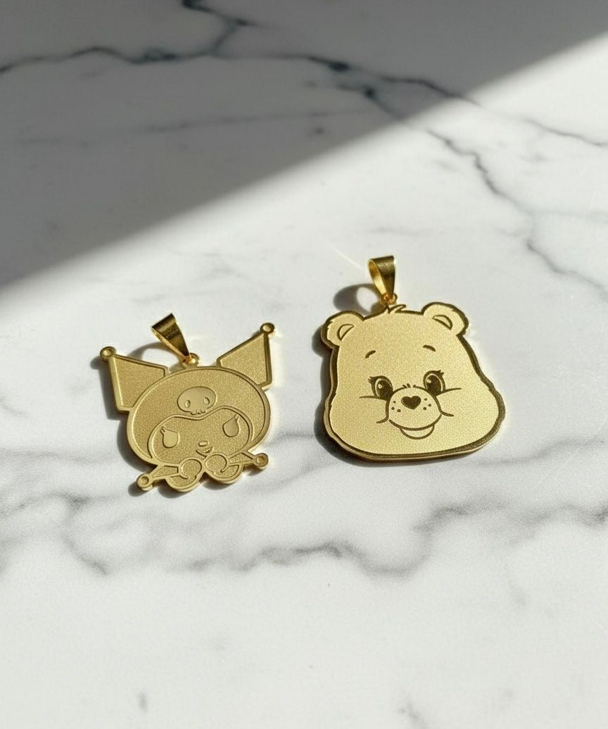 Care Bear Pendant Necklace